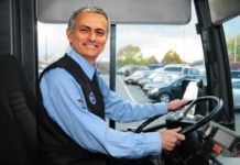 Mourinho Bus driver