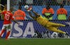 Both of Sergio Romero’s superb saves vs Netherlands