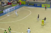 Incredible back heel lob from Brazilian Futsal league