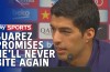 Luis Suarez vows never to bite again