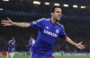 Cesc Fabregas scores his first competitive goal for Chelsea vs Schalke