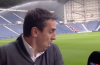 Gary Neville is very scared of the sprinklers at the Hawthorns