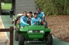 Joyrider Diego Costa takes Chelsea stars for a spin on his buggy in Chelsea training