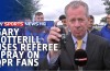 Sky Sports reporter uses vanishing spray to keep QPR fans at bay