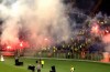 Roma – CSKA got a bit hairy last night with supporters launching flares at each other