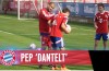 Pep Guardiola cocks-up keepy-uppies challenge with Bayern youth players