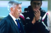 Carlo Ancelotti does the Ronaldo goal celebration