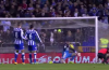 Deportivo’s keeper Fabri saves shot with his face during 0-0 draw with Sociedad