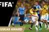 All 10 nominees for the 2014 Puskas goal of year award