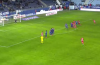 Daniel Wass with a bullet of a free kick for Evian vs Bastia