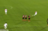 Evian’s Daniel Wass with a cracking long range free kick vs Guingamp