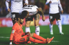 Neymar gives Valencia’s Nicolas Otamendi a naughty little headbutt