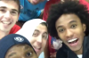 Here’s a slightly unhinged Oscar, Costa, Luis, Willian, Hazard & Drogba shouting Merry Xmas