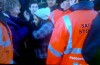 Robin van Persie gives his shirt away to a girl in the stands after Southampton win