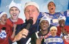 QPR players miming “Merry Christmas Everybody” is all kinds of awkward