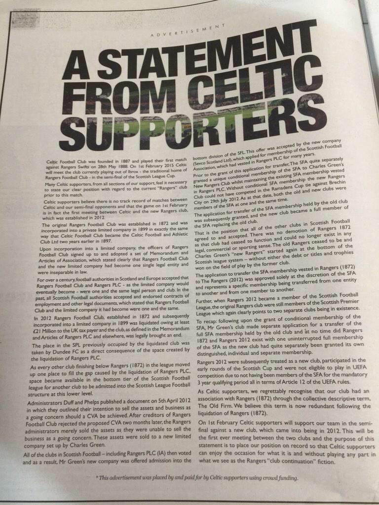 Celtic-supporters-Rangers-ad-Herald