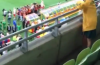 Tim Cahill impressively picks out his son in the stands with inch perfect pass