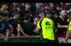 Western Sydney Wanderers’ Shannon Cole almost gets into fight with his own fan