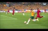 Mathew Leckie’s sumptuous outside of the boot assist for Juric vs Oman