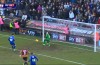 Rochdale’s Ian Henderson misses Panenka penalty, ducks team mates rebound