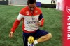 The ever endearing Santi Cazorla shows off his mini football skills