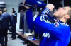 Eden Hazard was not impressed with the Capital One Champagne