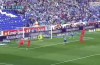 Leo Messi squeezes home from tight angle vs Espanyol