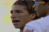 A fresh faced Sergio Ramos scoring a screamer as a teenager against Real Madrid