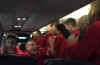 Watford players erupt into celebrations on team bus after news of promotion