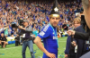 Cesc Fabregas gives post-match interview sporting a magician’s hat