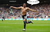 PIC: Jonas Gutierrez gives cancer the two fingers