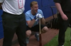 Incoming baseball scares the absolute shit out of Joe Hart