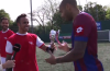 Lewis Hamilton takes on Thierry Henry in legends 5-a-side match