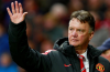 Louis van Gaal sings his own Louis van Gaal chant outside Ol Trafford