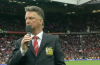 Arsenal fans drown out Louis van Gaal’s attempts of an end of season speech