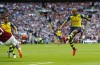 Theo Walcott’s thumping left foot drive vs Aston Villa