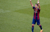 Xavi left with watery eyes as he bids farewell to the Camp Nou