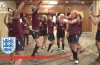 England Women’s team do the Kolo/Yaya Toure chant