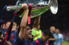 Great scenes as Barcelona legends Xavi lifts the Champions League trophy