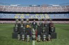 Trophy hoarder Xavi poses with all his shiny silverware