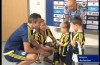 Robin van Persie meets the little boy that cried when he left Man United