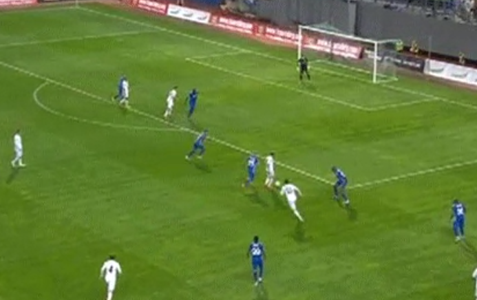 Zaporizhya produce outrageous back heel team consolation goal vs Dnipro