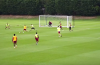 West Ham’s Manuel Lanzini scores tidy rabona during training