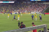 Touchline fan footage of Neymar’s naughty dummy during Brazil’s 3rd goal vs USA