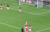 Arsenal’s Rachel Yankey curling home a sublime free kick