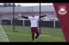 West Ham keeper Adrian pulls off behind the goal goal