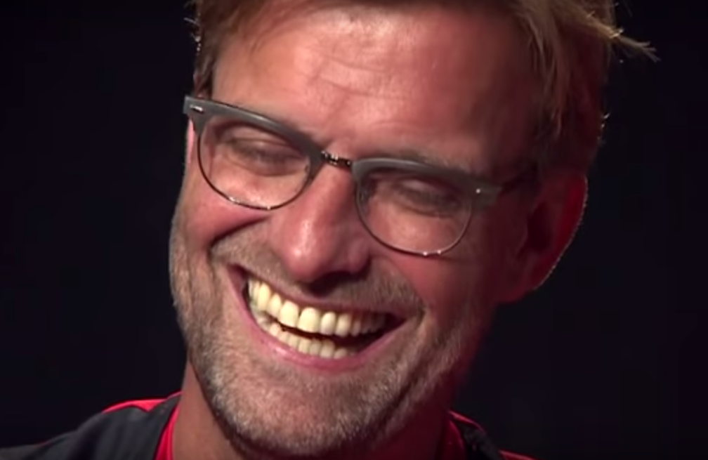 Jurgen Klopp full of smiles and laughter during first Liverpool interview