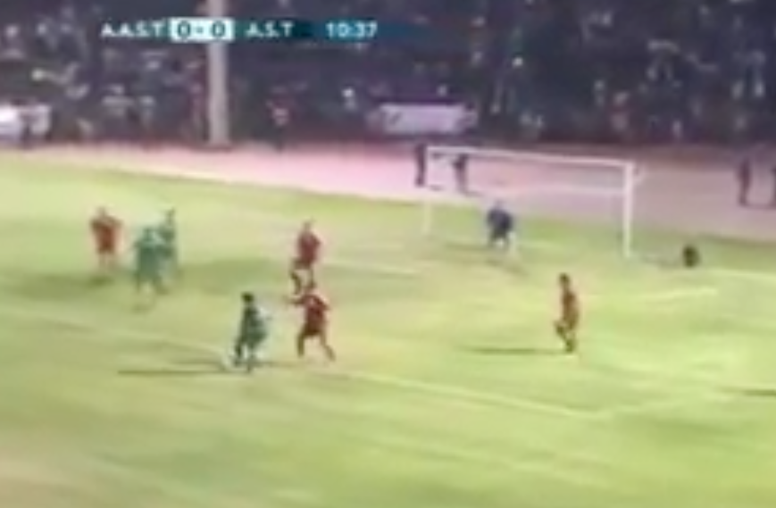 55-year-old Diego Maradona curls home during charity match