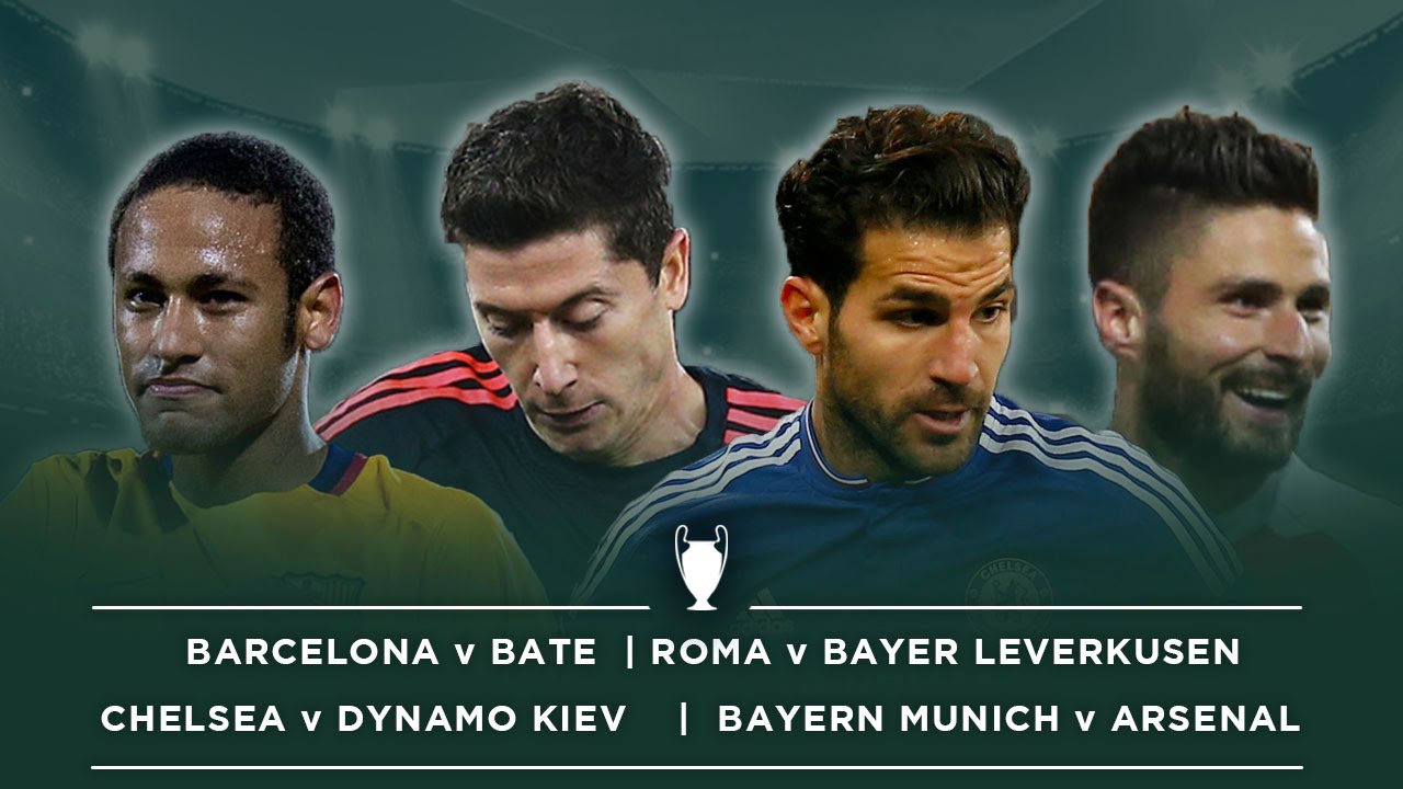 Preview of tonights Champions League clashes – Chelsea v Kiev, Bayern v Arsenal