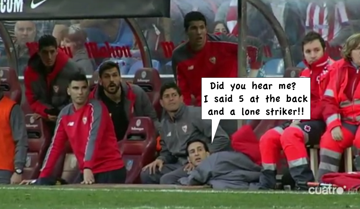 Sevilla boss Unai Emery sent off vs Atletico, plays hide and seek instead